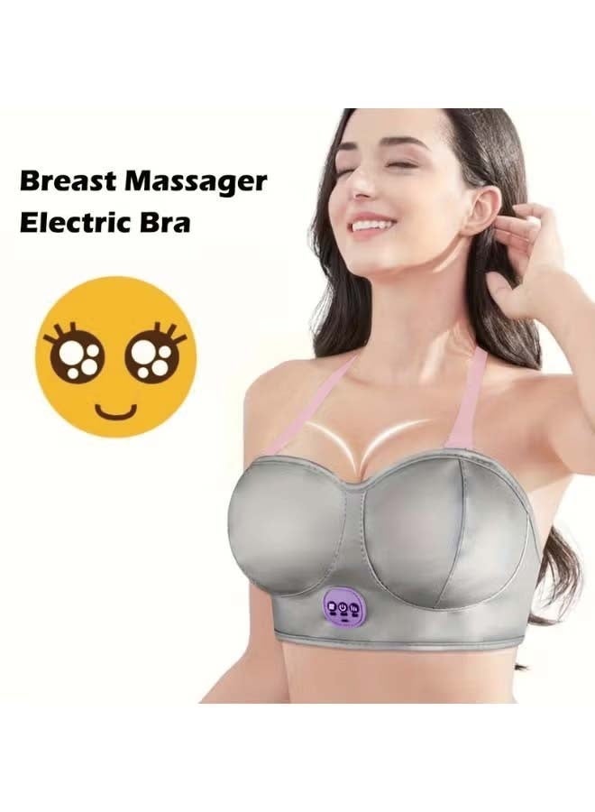 Bincoo Soft Adjustable Portable IPX7 Waterproof Electric Lactation Massager, Breast Massager, Heating Vibration Breastfeeding Warming Massager for Clogged Ducts, Improve Milk Flow - Image 1